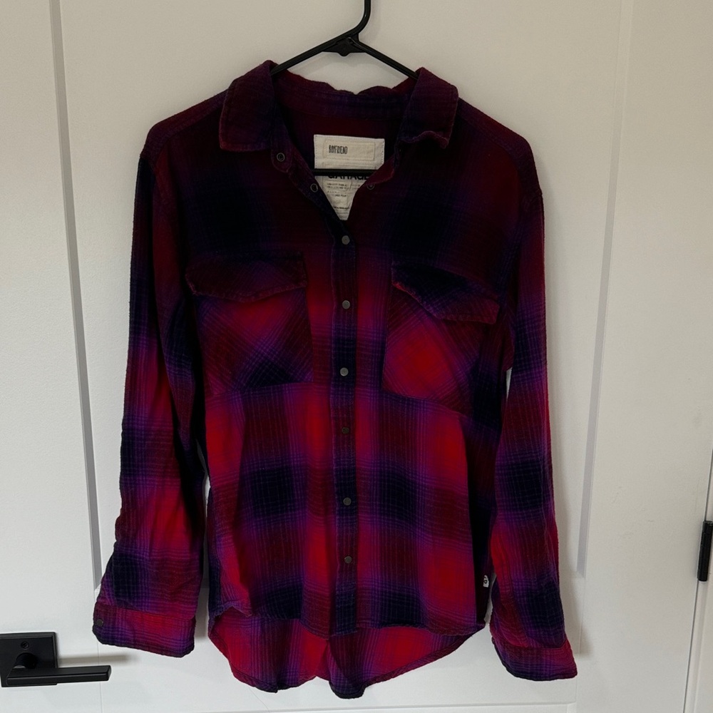 Garage Plaid Button-Up Shirt